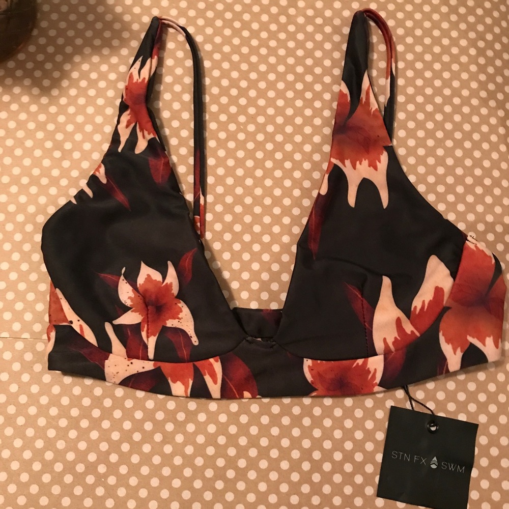 Stone fox swim top